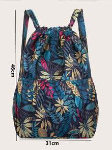Drawstring Backpack Large Capacity Versatile Lightweight Outdoor Travel Sports Backpack For Moms And Students - Multicolor - View 4