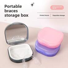 Boîte de rangement portable et invisible pour appareils orthodontiques d'alignement des dents