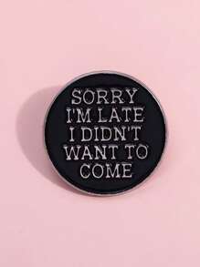 1 Peça Alfinete de Lapela Esmaltado Criativo e Engraçado com Texto Geométrico, Broches Personalizados de Ícones de Desenhos Animados, Divertido "Comemorativo do Meu Peido" Medalha, Distintivo, Acessórios, Chapéus, Mochilas, Acessórios Decorativos, Joias para Mulheres e Melhores Amigas, Acessórios de Vestir, Enfeite para Bolsas, Acessórios Escolares e de Escritório, Camisas, Jaquetas, Roupas de Natal e Halloween, Presentes Fofos para Professores, Acessórios de Fantasia, Enfeites para Bolsas