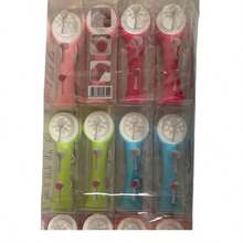 1 件套软毛洁面刷，双面洁面工具，手动毛孔深层清洁黑头去除器 - 彩色 - 查看 7