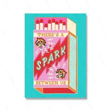1pc /3PCSWall Arts Posters Frameless /Framed Modern Tiger Matchbox Quotes Canvas Paintings Poster And Print Wall Art Pictures For Living Room Decoration Wall Decor Cuadro ,Wall Art With Frame