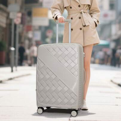  Maleta trolley multifunción duradera, equipaje de viaje de gran capacidad para negocios, ruedas giratorias, candado con contraseña, baúl para estudiantes