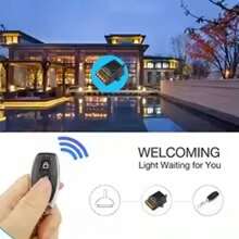 433 Mhz Wireless Remote Switch, 30A Relay RF Remote Control Light Switch For Household Appliances, Water Pump And Electrical Equipment - Black - View 1