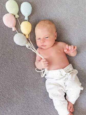 新生儿摄影道具手工气球工作室婴儿照片装饰配件