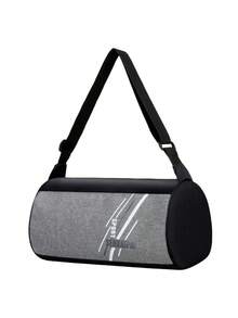 Túi đeo chéo thể thao hình trụ phối màu giản dị, túi thể thao hình trụ họa tiết chữ cái giản dị, túi xách tay du lịch nhẹ có khóa kéo tiện dụng hàng ngày, túi hành lý rộng rãi, túi tập gym, túi tote cỡ lớn, túi dung tích lớn, túi vải bố, túi đi biển cuối tuần, túi du lịch, túi tập gym. - Nhiều màu - Xem 3