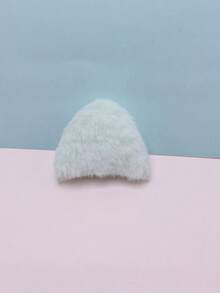 28入組雙面迷人的長毛絨貓耳DIY髮夾頭飾髮帶配件