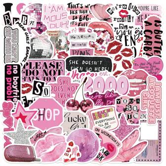 50Pcs Y2K Stickers Stickers Vintage Stickers Stickers Art Stickers Cool Stickers Pop Culture Stickers Graffiti Stickers Vinyl Waterproof Stickers For Water Bottle, Laptop, Phone, Skateboard, Scrapbooking, Journaling Gifts,School Supplies,Back To School