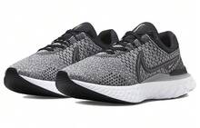 React Infinity Run Flyknit 3 'Black Grey Fog' White Dark--Grey Sneakers Men DH5392-006 - Multicolor - View 3