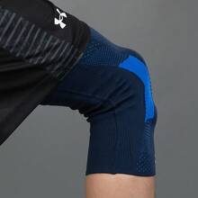 Under Armour Knee Protection Sleeve, Breathable Elastic Training Leg Sleeve 21620008-004 - Navy Blue - View 9