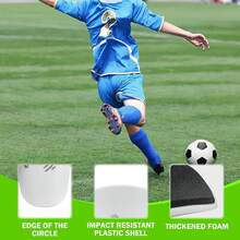 2 Pairs Mini Soccer Player Pattern Leg Guards, Thick Adult Clip-On Shin Pads - Durable Mini Soccer Shin Guards, Suitable For All Seasons - Multicolor - View 4