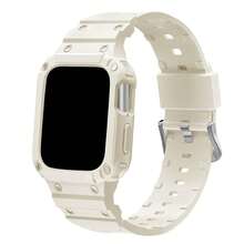 1pc Glacier Integrated Full Coverage Protective Band Compatible With Apple Watch, 42mm 46mm 38mm 40mm 41mm 44mm 45mm, Breathable TPU Sports Strap For Apple Watch Series 10/9/8/7/6/5/4, Suitable For Summer, Unisex - Multicolor - View 17