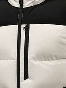 New Winter Men Outdoor Sports Climbing Padded Vest With Detachable Hood, Thicked Warm Casual Jacket Vest