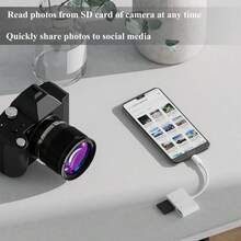 1 Pack 3-in-1 SD/USB Speicherkarten-Leser kompatibel mit iPhone 17 Pro Max/17 Pro/17 Plus/17/16/15, S25/824/S23/S22/S21, iPad Serie, Laptop Serie Kartenleser