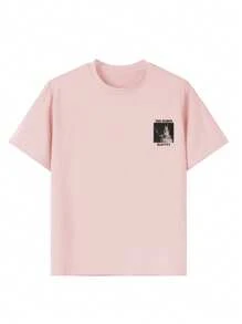 Tween Girl Casual Fun Graphic Print Crew Neck Short Sleeve T-Shirt Top, Summer