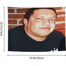 Sal Vulcano Impractical Jokers Sexy Tapestry Funny Tapestrys 29x37in Meme Tapestries Wall Hanging Art Poster For Bedroom Living Room Home Decoration For Bedroom,Living Room,Dorm - default - View 5