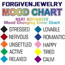 FORGIVEN JEWELRY Mood Cross Necklace Heat Activated Color Change Pendant - As Pic - View 4