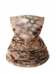 1 件装多用途头巾骑行围巾骑行头巾男女颈罩防晒冰丝户外钓鱼徒步头饰面罩