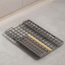 Metall Teleskopschublade Ausziehbare Schublade KüChe (40L x 24B x 11H CM) Tiefere Schubladen Organizer mit Schubladenschienen und Holzgriff, Küchenschrank Organizer für Küchenschränke, Kein Bohren