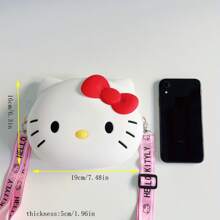 Sanrio 1 Stück offizieller Sanrio Hello Kitty süße Umhängetasche, Schulmaterial, Rückkehr zur Schule