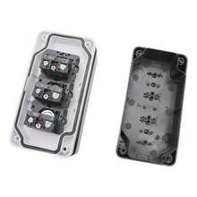 Panel pulsador industrial 3 botones Arranque Parada Emergencia, ampliamente utilizado en espacios industriales, comerciales y domésticos - Blanco - Ver 9