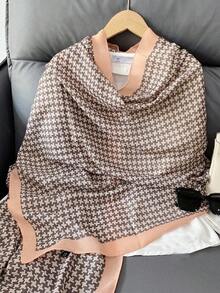 1pc New Summer Animal, Butterfly & Geometric Pattern Printed Scarf/Shawl - Multicolor - View 6