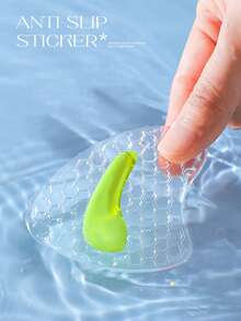 1 对硅胶防滑垫，软垫鞋垫，适用于高跟鞋、凉鞋、户外旅行、沙滩鞋、女士鞋配件 - 透明綠 - 查看 2