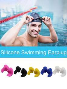 Tappi per le orecchie in silicone, tappi per le orecchie anti-rumore, tappi per le orecchie impermeabili per il nuoto, super riduzione del rumore, tappi per dormire, per il pisolino in ufficio, tappi per le orecchie anti-rumore per dormire, forniture per il pisolino, forniture per i viaggi - Set di tappi per le orecchie anti-rumore per dormire all'aperto e in dormitorio, forniture scolastiche, forniture per lo studio - Visualizzare 2