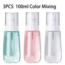 3 Pieces Set - Ultra-Fine Mist Spray Bottle, Small Spray Bottle Alcohol Atomizer, Three Sizes (30ml/60ml/100ml) There Is Always One Suitable For You, Reusable Fine Mist Spray For Cleaning, Spraying, Makeup And Skin Care, Light Beige Care, Fragrance-Free Nourishment - Multiple Colors - Travel Accessories