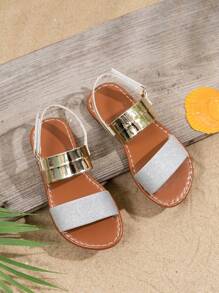 2025 New Children's Sandals, Bohemian Style, Bright Leather Sandals, Fashion Bright Diamond Sandals, Beach Sandals, Sandals, Glitter Upper, Sequined Sandals