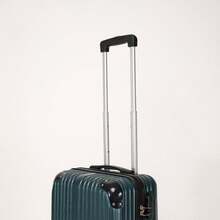 Small 10kg Cabin Travel Suitcase 55x35x25 ABS Rigid 360 Wheels With Expandable Zipper Takes Into The Cabin Of The Aircraft Resistant - 銀色 - 查看 4