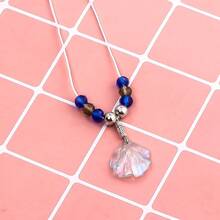 1 pieza Collar con colgante de piedra preciosa y concha, diseño de amor y espacio profundo Rafayel, para mujeres y hombres, regalo y joyería de cosplay