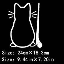 1 件可爱雨刷后猫贴纸，PVC 反光装饰，适用于通用汽车、汽车贴花、摩托车、汽车零件 - 白色 - 查看 3