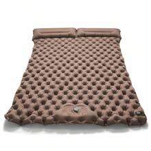 Our Full Size Double Inflatable Camping Mat Set Not Only Integrates A Pillow, But Also Weighs Only 2.9 Lbs! Folded Size Is Just 12.2x5 Inches! Saves Backpack Space And Weight, More Convenient To Carry! For Outdoor Use Like RV Camping, Hiking, Road Trips, Etc. This Self-Inflating Sleeping Pad Can Also Be Used As A Guest Bed. - Multicolor - View 10
