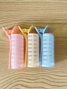 1个/2个/6个鸭嘴式空气刘海卷发器，蓬松卷发器，女士发饰夏季沙滩装扮抓夹度假发夹 - 彩色 - 查看 8