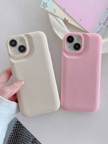 3 pezzi Custodie per telefono di colore solido resistenti alle impronte digitali, adatte per iPhone 13, 14, 15, 16 Pro Max, 16, 16 Plus - Multicolore - Visualizzare 7