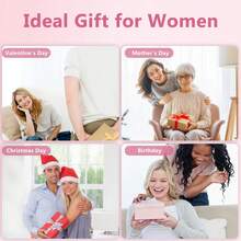 Period Pain Relief Wireless Heating Pad With 6 Heat Levels And Massage Modes, Portable Electric Heating Mat - Pink - View 8