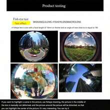 Lente universal para smartphone en negro, compatible con iOS y Android, diseño 2 en 1, súper gran angular y macro, HD, con clip, lente gran angular de 37 mm y lente macro súper de 12.5X, 0.45X HD, calidad profesional, mejora tu experiencia fotográfica en smartphone. (Algunos accesorios se envían al azar) Compatible con iPhone y teléfonos Android, ideal para vacaciones de verano, viajes y fotografía creativa. - Multicolor - Ver 6