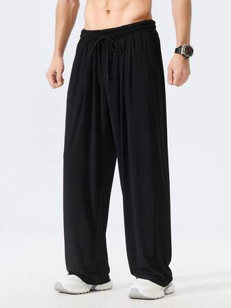 大码男士轻便宽松透气休闲裤，适合春夏季