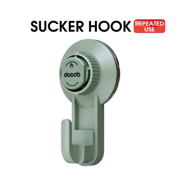 2 Confezioni di Gancio a ventosa (senza installazione), riutilizzabile, gancio a ventosa per doccia, elevata capacità di carico, resistente all'umidità e impermeabile per bagno o cucina, gancio a ventosa rimovibile per pareti/finestre/vetro/specchi/piastrelle