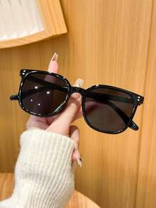 1/3 piezas de gafas de moda clásicas con montura completa y estampado de guepardo multicolor de plástico geométrico para mujer, diseño popular, ideal para festivales musicales, fiestas, salidas y accesorios de playa. - Multicolor - Ver 15