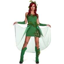 Morph Costumes Enchanting Green Ivy Fairy Costume For Women - Adult Halloween Fancy Dress, Villain Cosplay Outfit With Leaves & Accessories - Multicolor - View 1