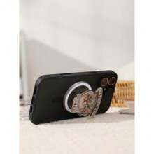 Agarre de teléfono con tu mascota en la pantalla y un título gracioso, soporte de teléfono personalizado, regalo para amantes de las mascotas, mantén a tus mascotas contigo, regalo para el Día de la Madre