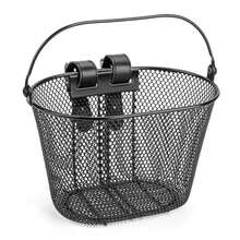 Adult Bike Basket Front, Bicycle Basket For Women, Waterproof Metal Wire Bicycle Basket With Carrying Handle, Suitable For Most Adult Bicycles, Practical Bike Accessories - Multicolor - View 2