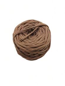 1pc 285g T-Shirt Yarn Ufilato Grosso Ncinetto Polyester Woven Fabric Knitting Yarn Crochet,DIY Yarn For Hand Knitting Elastic Fabric Crochet Cloth T Shirt Yarn, Tshirt Fabric Yarn For Beginners Cloth Yarn,Making Purses, Basket And Pocket Purse,