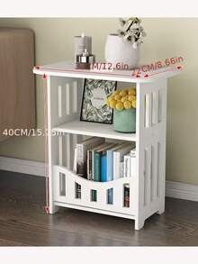 1 件简约时尚小桌子 - 矩形床头柜，适用于客厅、床边和浴室、母亲节生日礼物、婚礼装饰和收纳 - 彩色 - 查看 7