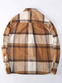 Camisas para parejas, camisas a cuadros casuales, elegantes y versátiles. - Rojo - Ver 8