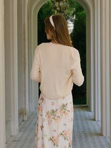 女士时尚度假宽松针织轻薄毛衣