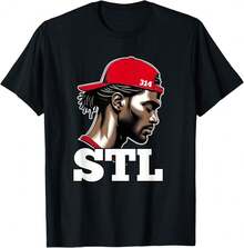 314 Stl | From St. Louis Missouri  Locs T-Shirt Gift For Dad Gift For Engineers Gift For Guitar Players - Black - View 1