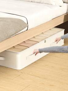 1pc/2pcs Hộp đựng đồ gia cố chống bụi dưới gầm giường có tay cầm để đựng chăn bông, chăn, đồ giường, gối và đồ chơi Phụ kiện phòng ngủ - Nhiều màu - Xem 4