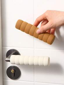 1pc Door Knob Protector Cover, Household Anti-Static Door Handle Protective Sleeve,Cute Stuff - Multicolor - View 6